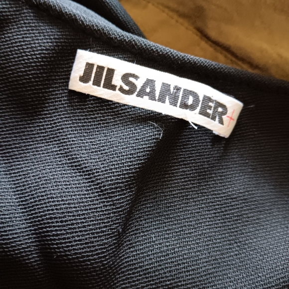 JIL SANDER Black Crepe Sleeveless Dress 42 M - Picture 5 of 6